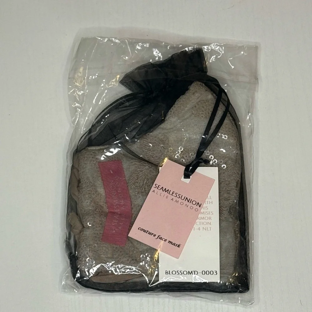SeamlessUnion x ALLIE AMONOO Blossom'd Reusable Cloth Mask Face Covering